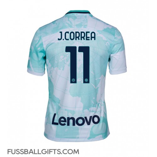 Inter Milan Joaquin Correa #11 Fußballbekleidung Auswärtstrikot 2022-23 Kurzarm